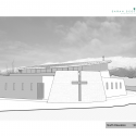 Wanaka Catholic Church / Sarah Scott Architects Ltd Wanaka Catholic Church / Sarah Scott Architects Ltd Elevación