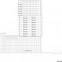 B’ Tower / Wiel Arets Architects B’ Tower / Wiel Arets Architects Elevación Sureste