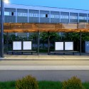 University Boulevard Transit Shelters / PUBLIC Architecture + Communication University Boulevard Transit Shelters / PUBLIC Architecture + Communication © Krista Jahnke