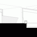 Centro de Alto Rendimento de Remo do Pocinho / Álvaro Fernandes Andrade Centro de Alto Rendimento de Remo do Pocinho / Álvaro Fernandes Andrade Corte Transversal del Área de Entrenamiento