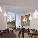Centro de Alto Rendimento de Remo do Pocinho / Álvaro Fernandes Andrade Centro de Alto Rendimento de Remo do Pocinho / Álvaro Fernandes Andrade Render- Área Social Interior 1