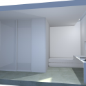 Centro de Alto Rendimento de Remo do Pocinho / Álvaro Fernandes Andrade Centro de Alto Rendimento de Remo do Pocinho / Álvaro Fernandes Andrade Render - Dormitório Cota Baixa 1