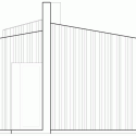 Stupet, refugium by a staircase / Petra Gipp Arkitektur Stupet, refugium by a staircase / Petra Gipp Arkitektur Elevación Este