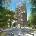 Primer Lugar Concurso Parque de Ciudad-Neiva / Colombia Primer Lugar Concurso Parque de Ciudad-Neiva / Colombia Torre Mirador. Image Cortesía de Obraestudio + Riqueza