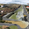 Cité de l'Océan et du Surf: iluminación de un espacio expositivo que se extiende a través del paisaje Cité de l'Océan et du Surf: iluminación de un espacio expositivo que se extiende a través del paisaje Render