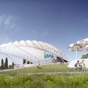 Asymptote Architecture to Design "Park of Angels" in Italy Asymptote Architecture to Design "Park of Angels" in Italy Vista del anfiteatro. Imagen Cortesía de Asymptote Architects