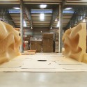 Pabellón Ergonómico Construido con Costillas de MDF Pabellón Ergonómico Construido con Costillas de MDF © Mercedes Escudero