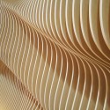 Pabellón Ergonómico Construido con Costillas de MDF Pabellón Ergonómico Construido con Costillas de MDF © Mercedes Escudero