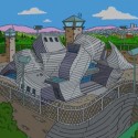 El estadio no tiene quien lo visite El estadio no tiene quien lo visite Los Simpsons: sala de conciertos convertida en cárcel en "The Seven-Beer Snitch" (16x14). Image © Vía Simpsons Wiki