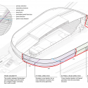 En Detalle: Estructuras a gran escala / Estadios En Detalle: Estructuras a gran escala / Estadios Arena Tele2 / White arkitekter. Axonométrica + Detalle