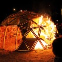 Valencia, España: Domo geodésico de materiales reciclados para la Falla de Castielfabib Valencia, España: Domo geodésico de materiales reciclados para la Falla de Castielfabib © Mixuro